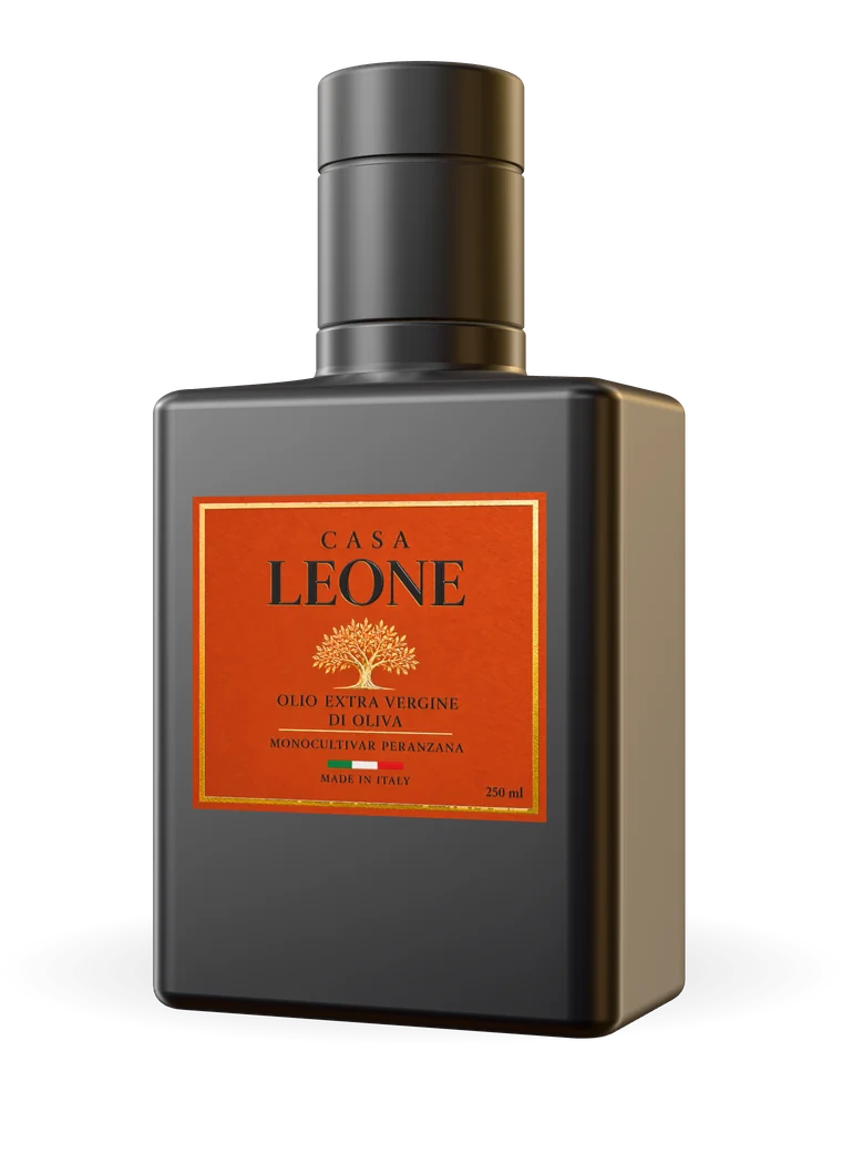 La bottiglia da 250 ml di Casa Leone